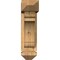 Ekena Millwork Olympic Arts and Crafts Smooth Bracket w/ Offset Brace, Western Red Cedar, 5 1/2"W x 16"D x 20"H BKT0604X16X20OLY03SWR - alternate 4